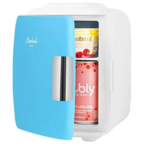 Cooluli Classic 4L Mini Fridge & Warmer Blue | 4 Liters (0.14 cu ft) - AC/DC/USB Powered thumbnail 2