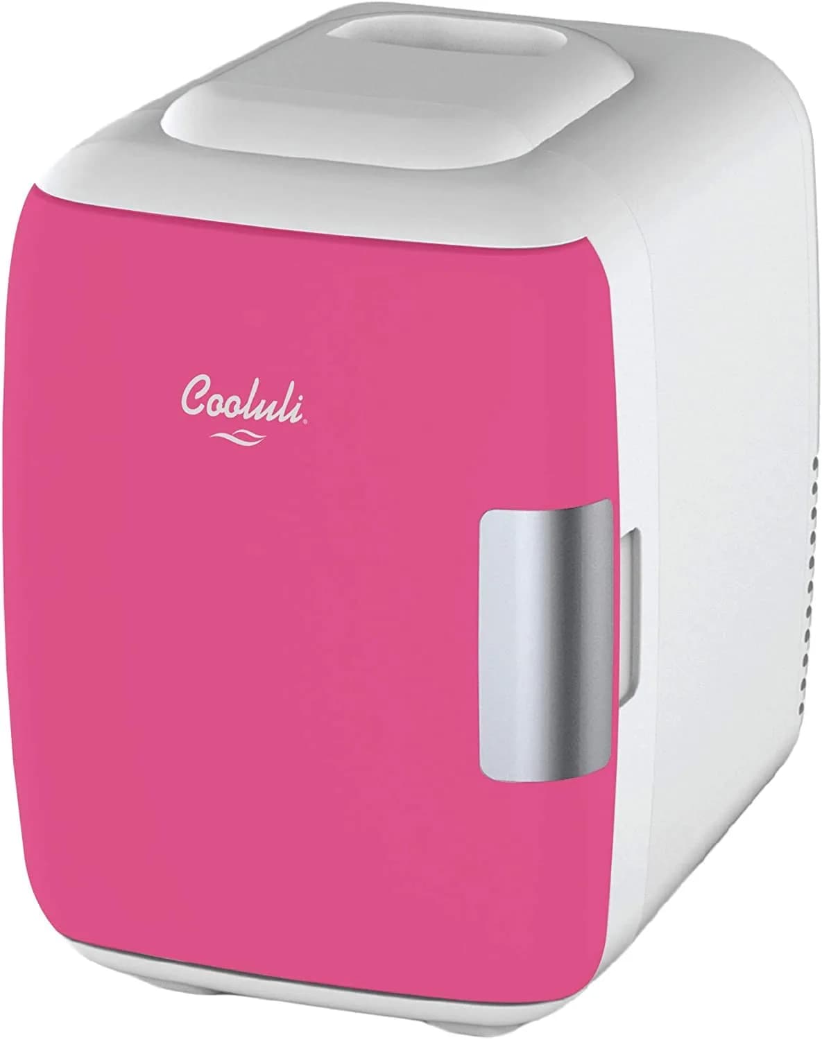 Cooluli Classic 4L Mini Fridge - Black | Portable Electric Cooler & Warmer for Skincare, Drinks, Medicine (4L/6 Can) — Fuchsia