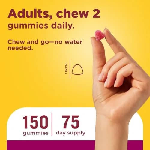Nature Made Womens Gummy Multivitamins with Omega-3 150 Gummies | Support Bone, Immunity & Energy thumbnail 6