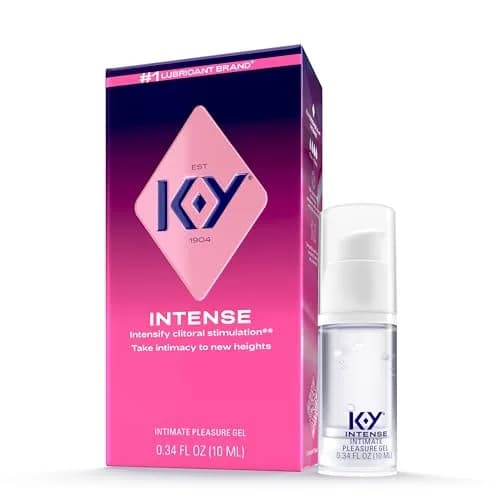 K-Y Intense Pleasure Gel 0.34 fl oz (10 ml) | Tingling Cooling & Warming Arousal Stimulant thumbnail 1
