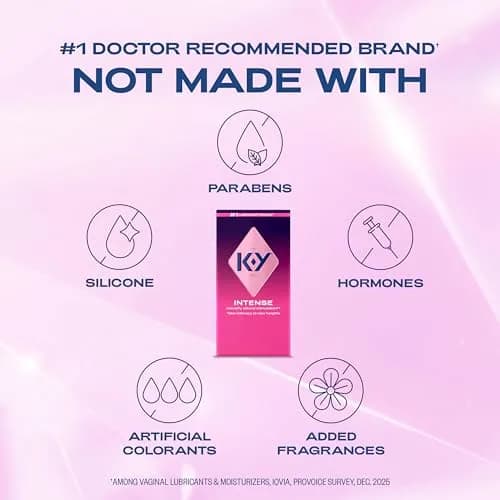 K-Y Intense Pleasure Gel 0.34 fl oz (10 ml) | Tingling Cooling & Warming Arousal Stimulant thumbnail 2