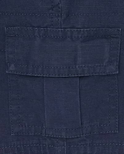 The Children's Place Baby Boys Cargo Shorts Tidal Single 4T | Durable Cotton, Elastic Waist, Year-Round Wear thumbnail 3