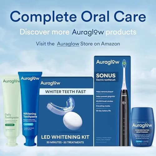 AURAGLOW 44% Teeth Whitening Gel 15mL (0.5 Fl Oz) | Dentist Strength Carbamide Peroxide thumbnail 6