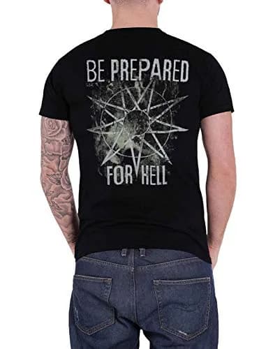 Rock Off officially licensed Skull Group T-shirt X-Large Black | Licensed Music T-shirt, 100% Cotton, Crew Neck, Short Sleeve thumbnail 2