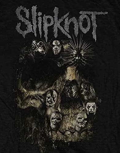 Rock Off officially licensed Skull Group T-shirt X-Large Black | Licensed Music T-shirt, 100% Cotton, Crew Neck, Short Sleeve thumbnail 3