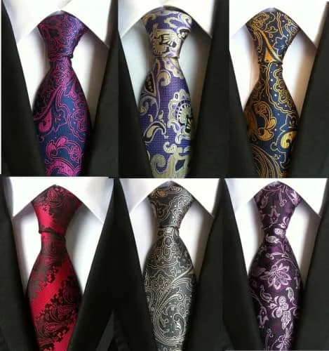 WeiShang Classic Men's Necktie Woven Jacquard 146cm (57.1in) | Elegant Formal Accessory thumbnail 1