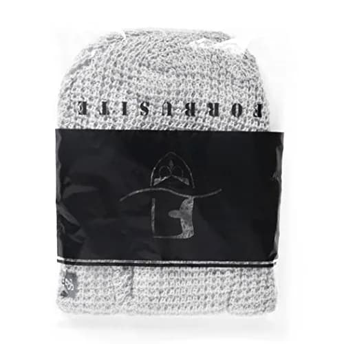 FORBUSITE Slouchy Oversized Beanie Knit Cap Light Gray | Loose Fit, Dual Layer, All-Season Wear thumbnail 4