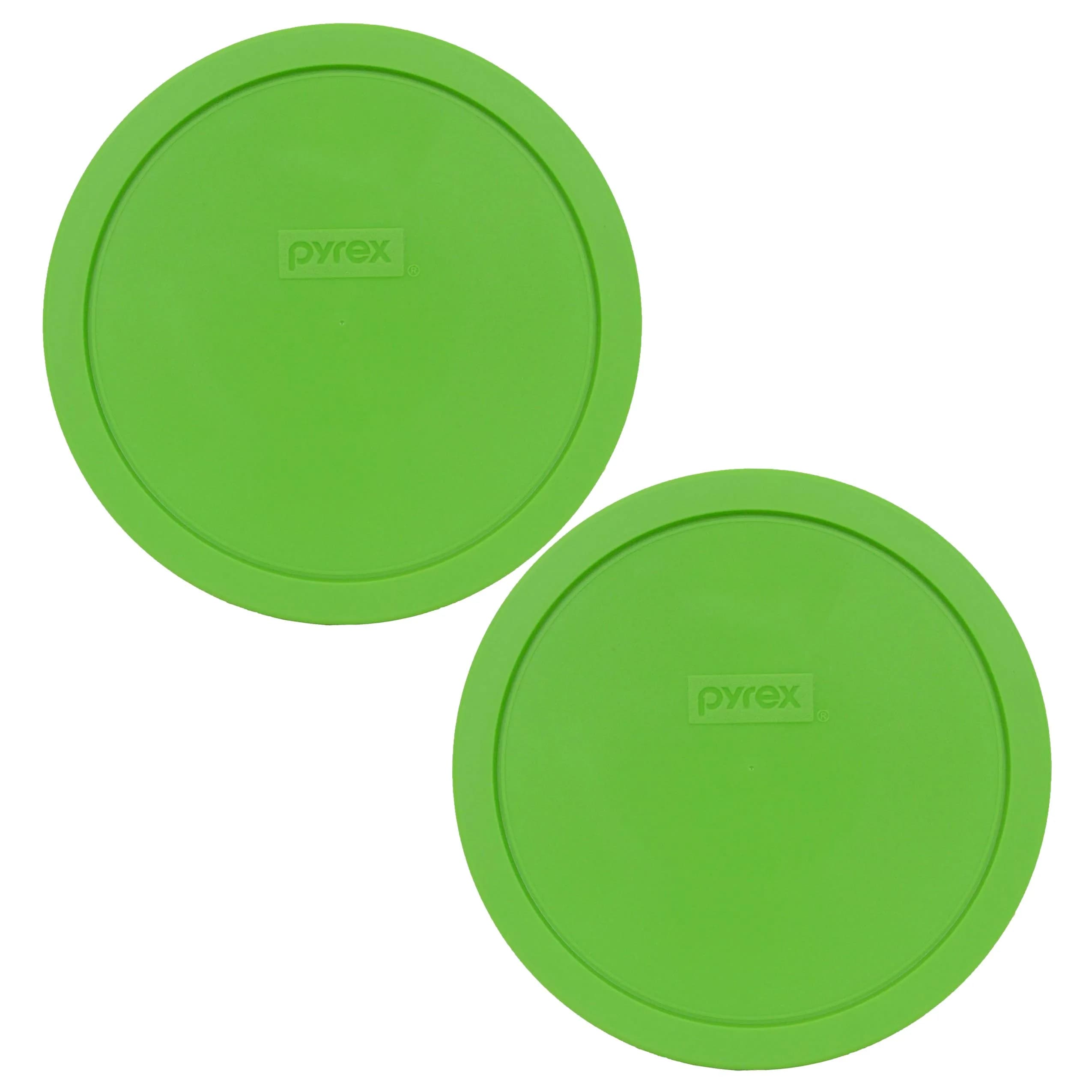Pyrex 7402-PC Green Food Storage Lid 156 g (4-Pack) | Fits 6/7-Cup Bowls — Green / 2 Lids