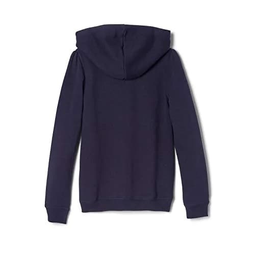 French Toast Girls' Zip Front Fleece Hoodie, Navy, L (10/12) | Cozy School Uniform Layer thumbnail 2