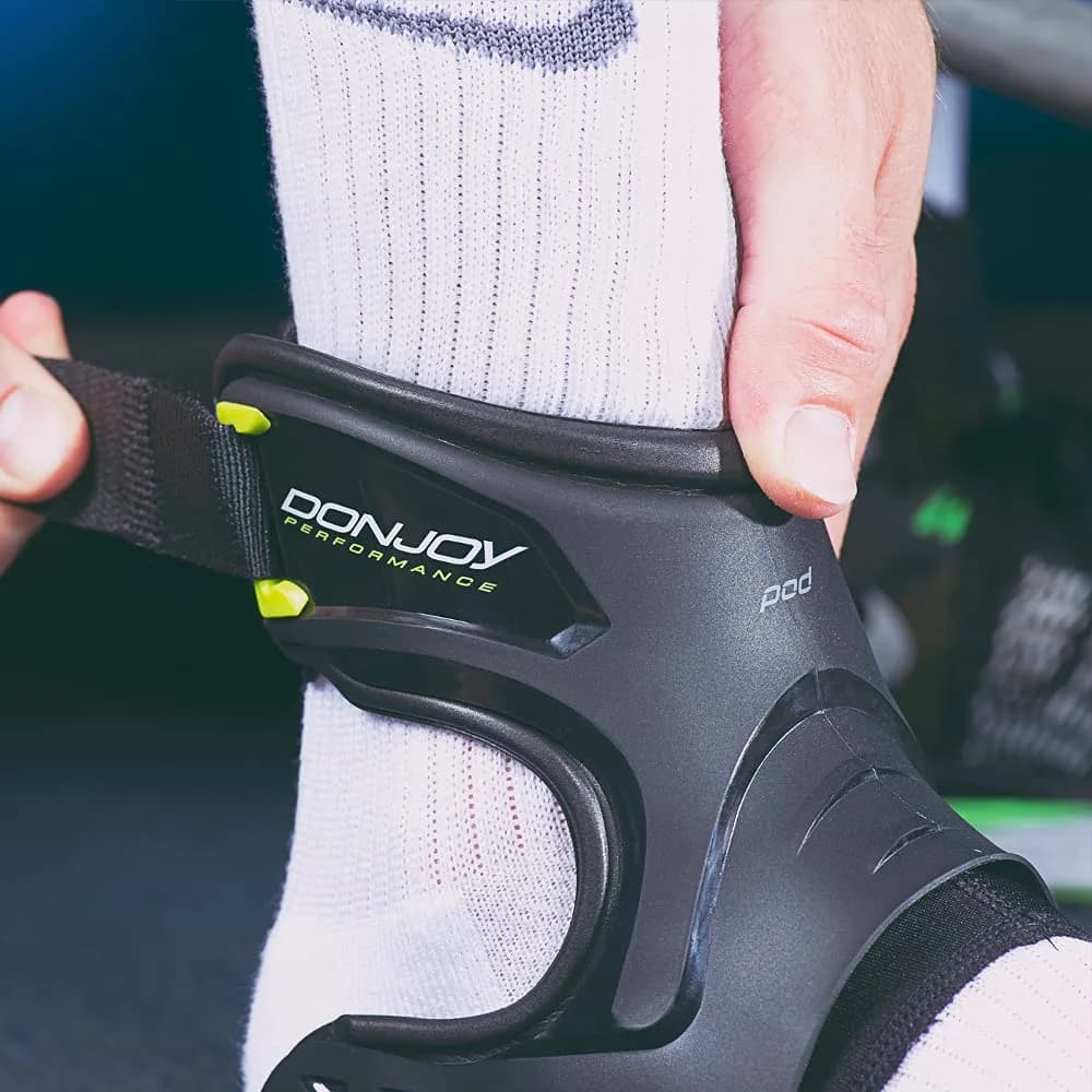 DonJoy Performance POD Ankle Support Brace White Large Left | "Protection On Demand" Technology - view 3