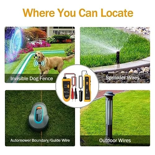 KOLSOL F02 Underground Cable Locator, Wire Tracer with Earphone | Detects Buried Wires up to 1000ft thumbnail 7