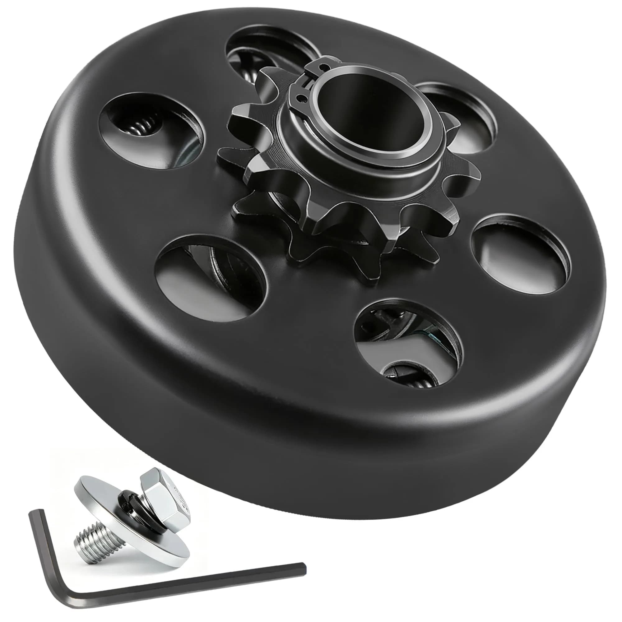 LotFancy Go Kart Clutch 3/4" Bore 10T for #40/#41/#420 Chain | 2.27 kg (5 lb) Centrifugal Clutch for Predator 212cc Engines - main product image
