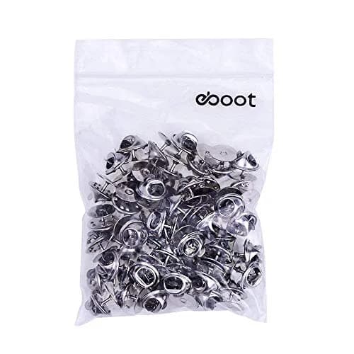 EBOOT Silver Butterfly Clutch Pin Backs | 50 Pack, Jewelry & Craft Supplies, USA Import thumbnail 6
