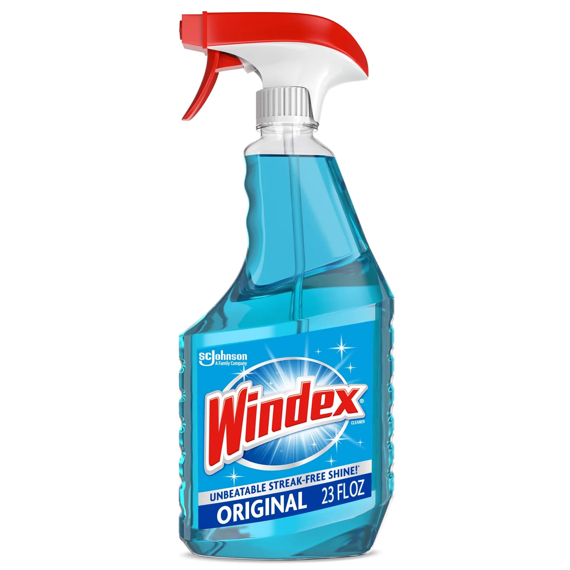 Windex Original Glass Cleaner Spray Bottle 678ml (23 fl oz) | Streak-Free Shine for Homes & Cars - main product image