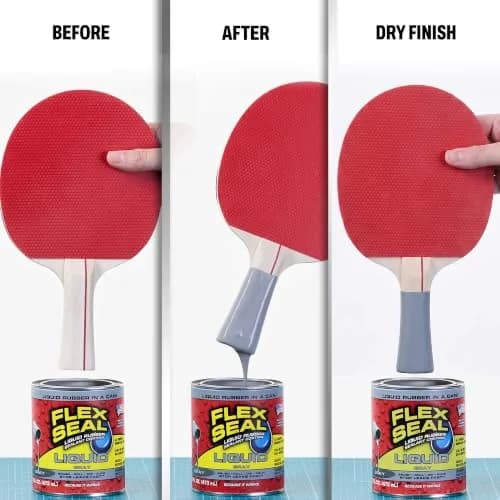 Flex Seal Liquid Rubber Sealant Coating Gray 473ml (16 fl oz) | Waterproof, Flexible, Breathable, UV Resistant thumbnail 4