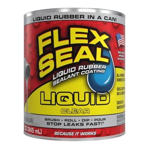 Flex Seal Liquid Rubber Sealant Coating Clear 946ml (32 oz) | Stops Leaks Fast thumbnail 1