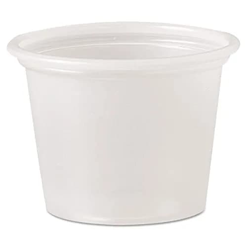 SOLO 1 Oz Plastic Souffle Portion Cup (Pack of 250) | Disposable, Clear, Food Safe thumbnail 1