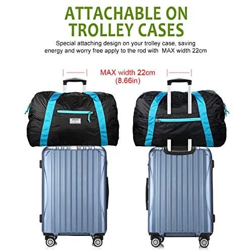 URBANANO Foldable Duffel Bag 46L (20.87 x 13.38 x 7.08 inch) | Lightweight Travel Luggage for India thumbnail 7