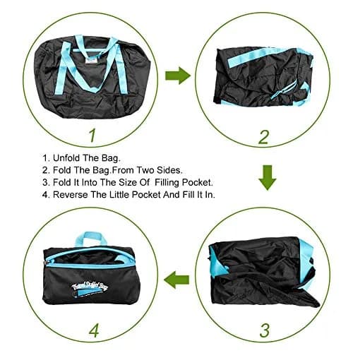 URBANANO Foldable Duffel Bag 46L (20.87 x 13.38 x 7.08 inch) | Lightweight Travel Luggage for India thumbnail 3