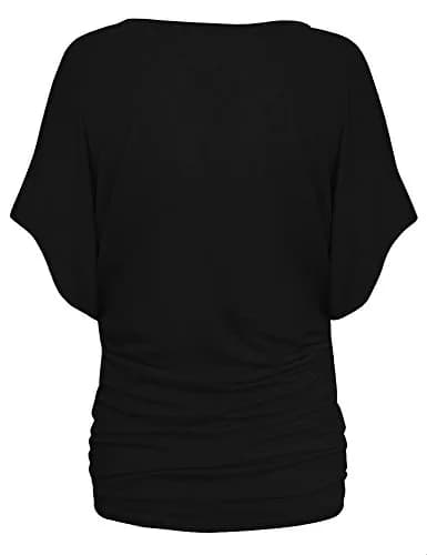 Hybrid & Company Womens Boat Neck Dolman Top Shirt Small | Light, Stretchy & Versatile thumbnail 4