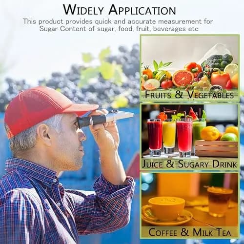 V·RESOURCING 0-32% Brix Meter Refractometer Portable Sugar Content Test | Accurate & Easy thumbnail 7