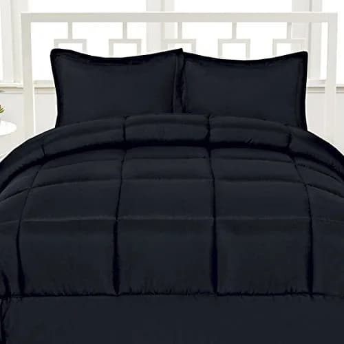 Aurora Bedding Twin Comforter | Hypoallergenic Microfiber Box Stitch Bed Cover thumbnail 1