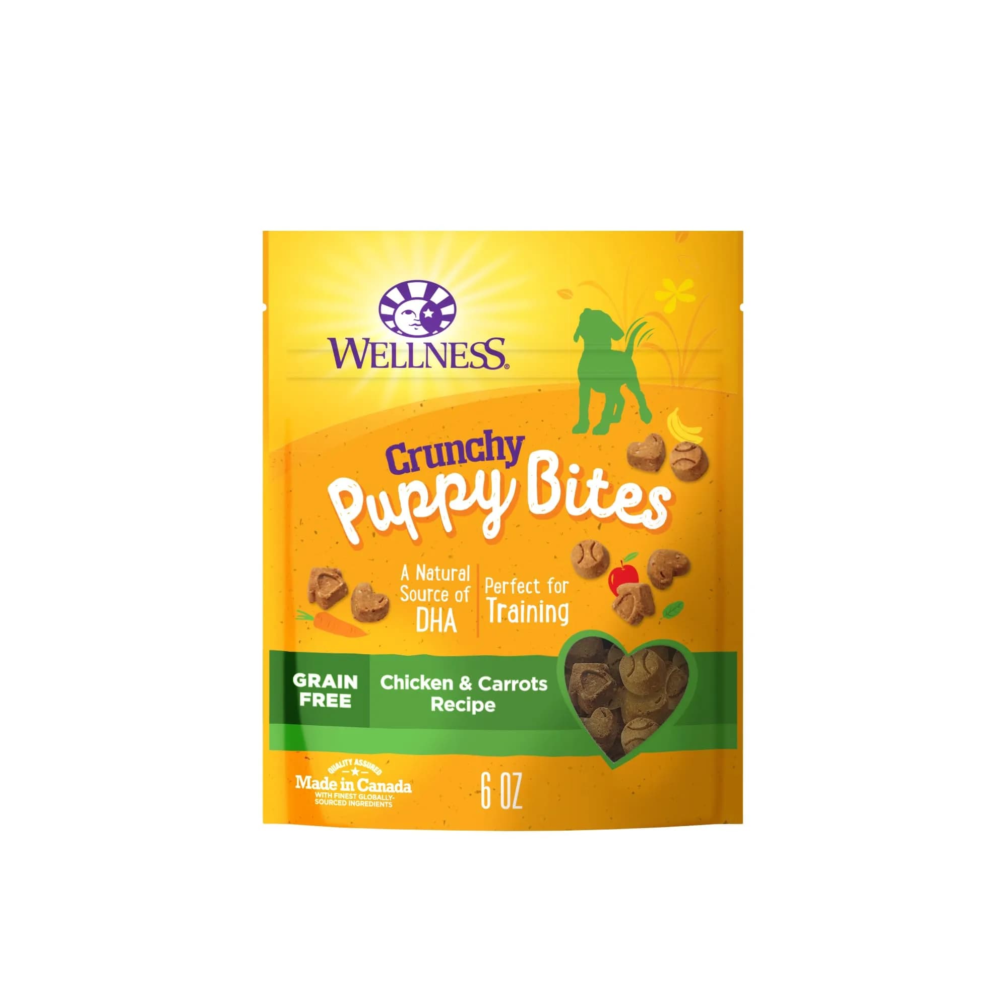 Wellness Soft Puppy Bites Dog Training Treats - Lamb & Salmon, 6 Ounce (Pack of 1) - main product image