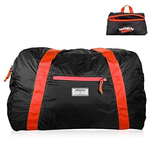 URBANANO Foldable Duffel Bag 46L | Lightweight Travel Luggage Collapsible Backup Bag Sports Vacation thumbnail 8