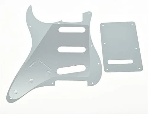 KAISH Strat Style Pickguard SSS with Back Plate | Vintage Tortoise, Made in USA/Mexico thumbnail 4