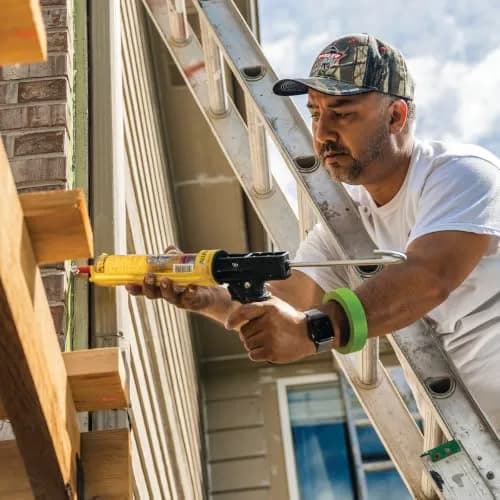 Sashco Lexel Waterproof Caulk & Sealant Clear 5 oz | Highly elastic, waterproof, paintable sealant for indoor & outdoor use thumbnail 4