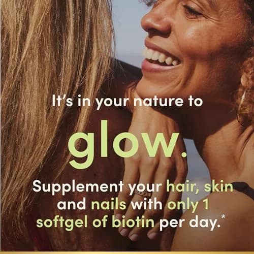 Nature's Bounty Biotin Hair Skin & Nails Vitamins, 10,000mcg, 360 Count | Supports Hair, Skin & Nails thumbnail 5