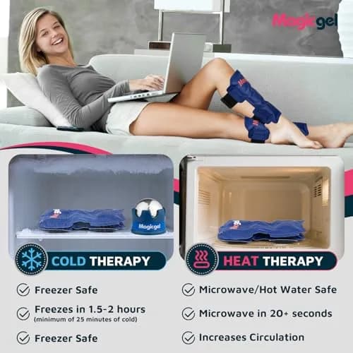Magic Gel Shin Splint Relief Hot & Cold Packs | Ice & Therapy for Leg Pain | by Magic Gel thumbnail 4