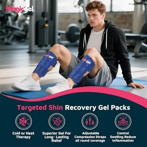 Magic Gel Shin Splint Relief Hot & Cold Packs | Ice & Therapy for Leg Pain | by Magic Gel thumbnail 5