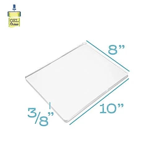 Gel Press Monoprinting Gelli Plate 8" x 10" | Durable, Reusable, Easy to Clean thumbnail 2