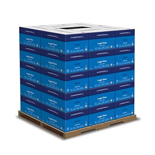 Hammermill Printer Paper, 20 lb Copy Paper, 8.5 x 14 Legal Size, 92 Bright, 150,000 Sheets | Jam-Free Guarantee thumbnail 1