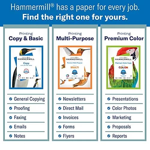Hammermill Printer Paper, 20 lb Copy Paper, 8.5 x 14 Legal Size, 92 Bright, 150,000 Sheets | Jam-Free Guarantee thumbnail 3