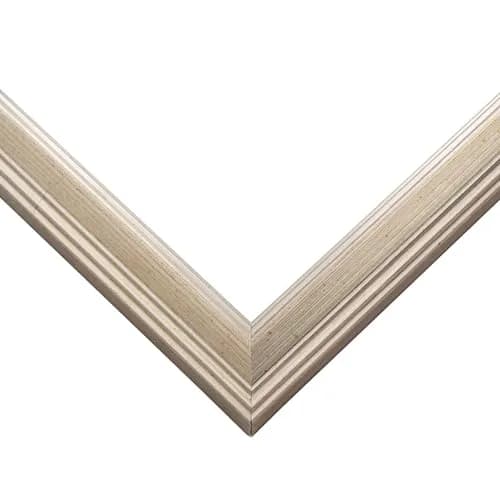 Poster Palooza 12x17 Frame Silver Modern Solid Wood Picture Frame | 0.75 Inch Moulding Width | with UV Acrylic Plexiglass, Foam Board Backing & Hanging Hardware Included thumbnail 9