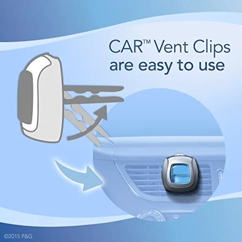 Febreze Car Vent Clip Air Freshener Gain Original 3 Pack | Odor Elimination & 30-Day Freshness Control thumbnail 9
