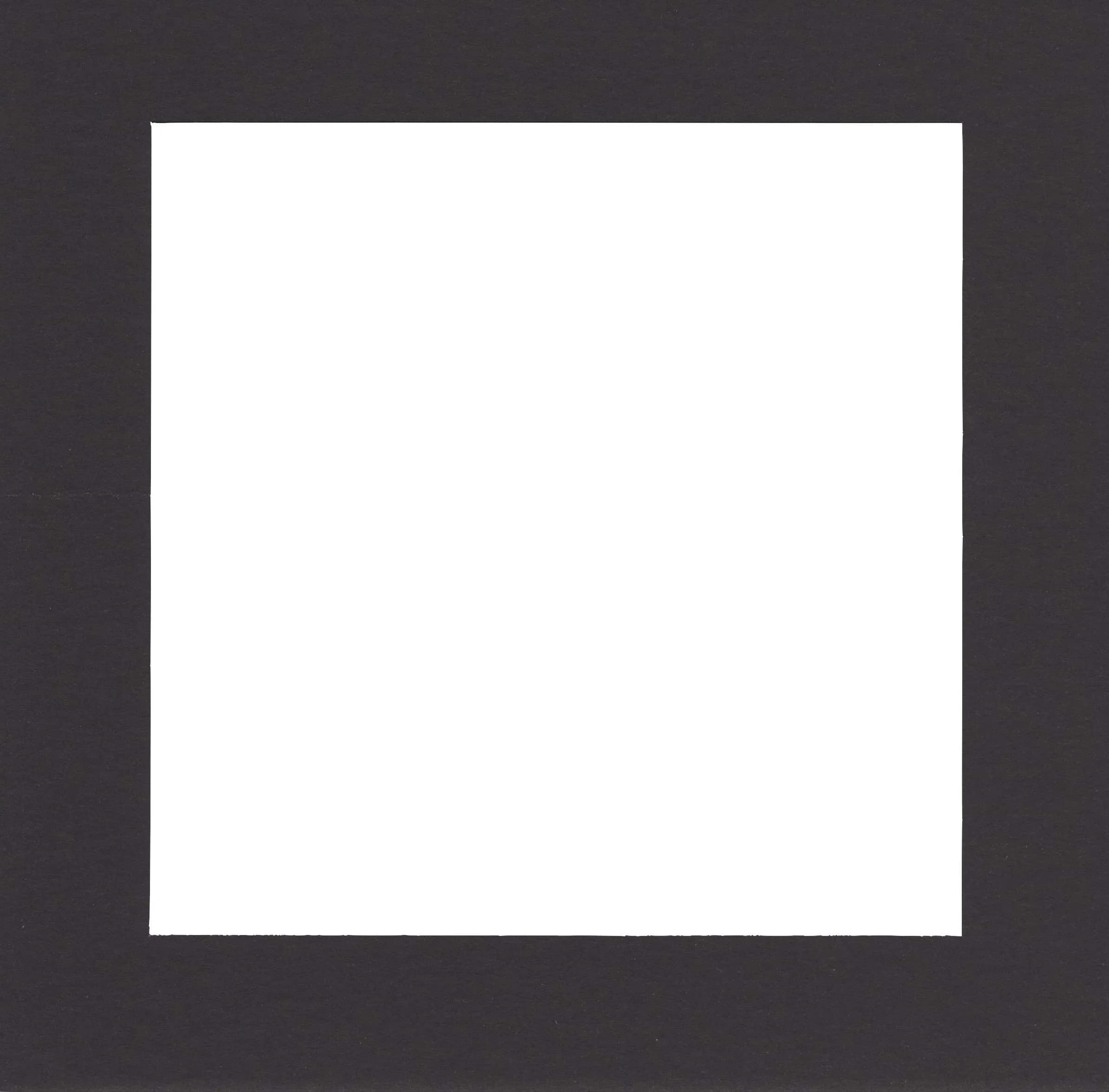bux1 picture matting 16x16 Square Black Picture Mats with White Core | Bevel Cut for 12x12 Pictures (70-120c)