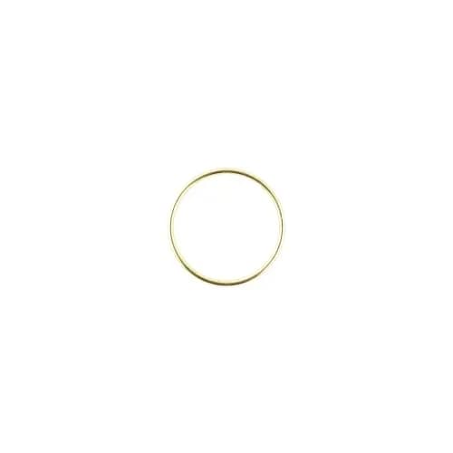 Pepperell Crafts 3 Inch Brass Metal Craft Macrame Rings (10-Pack, Gold) | 7.62 cm Diameter thumbnail 4