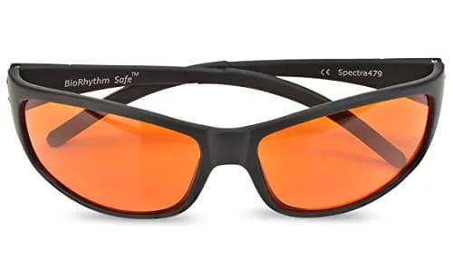 Spectra479 Orange Blue Light Blocking Glasses for Sleep | 62mm Lens Width (2.44 inches) thumbnail 2