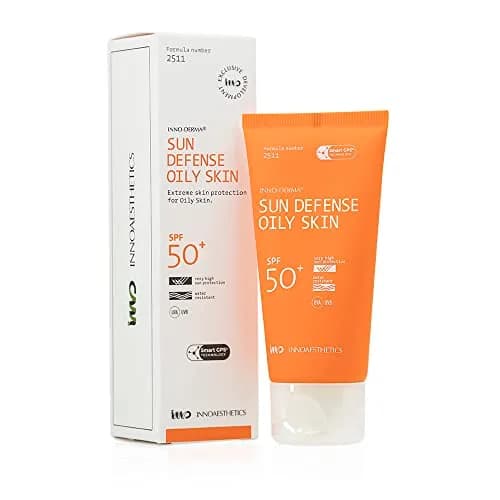 Inno-Derma Sun Defense Sunblock UVP 50+ Oily/Combination Skin 59ml (2.03 Fl Oz) | Broad Spectrum SPF 50+ Protection thumbnail 1