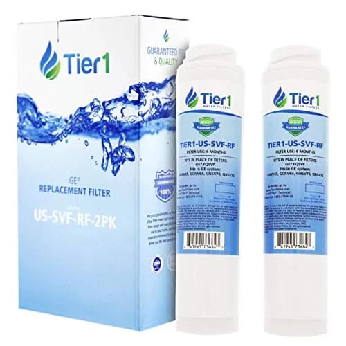Tier1 Undersink Water Filter Replaces GE FQSVF GXSV65 GNSV70 2-Pack | High-Quality Filtration for Home Use thumbnail 1
