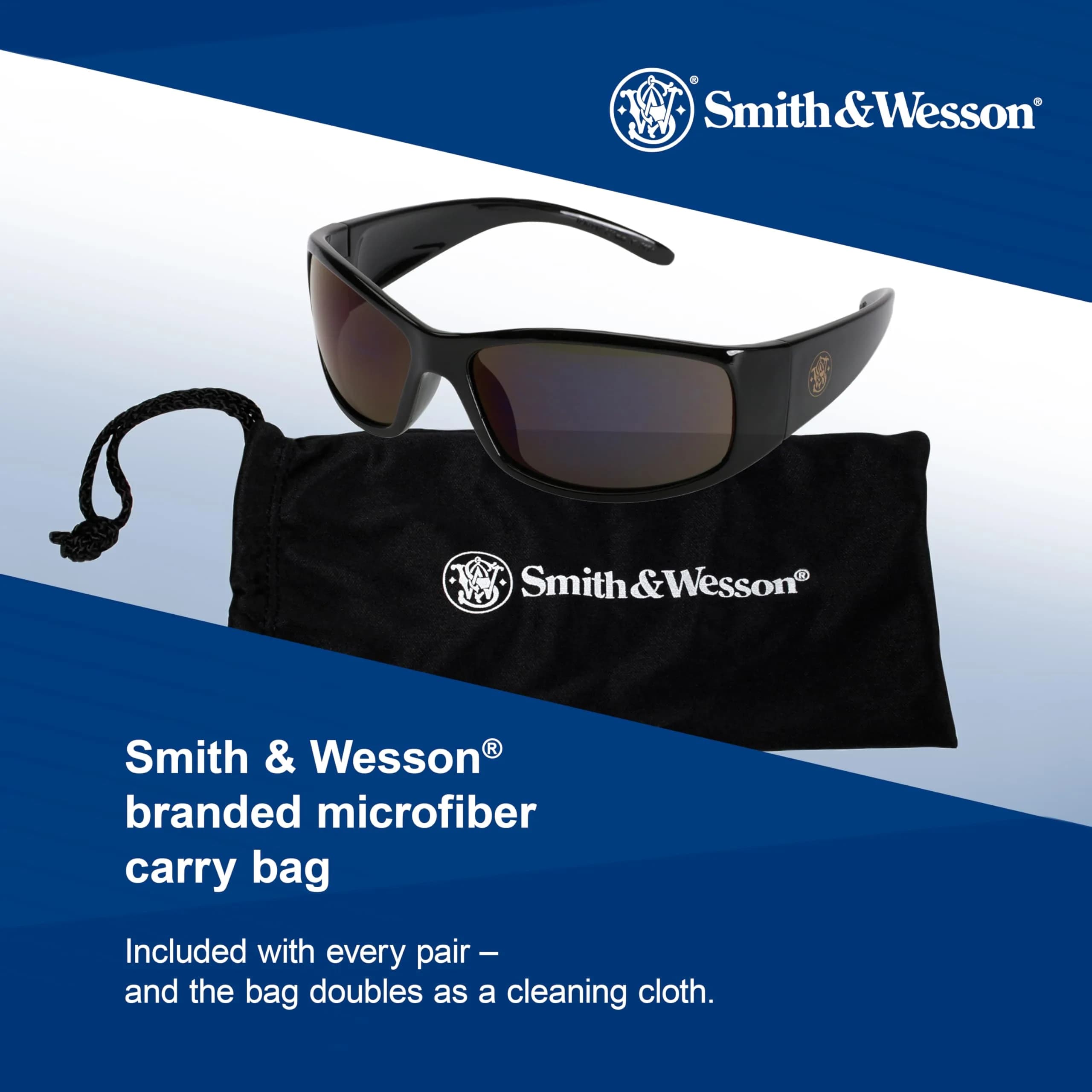Smith & Wesson Elite Safety Glasses (21303) Smoke Lenses Black Frame | ANSI Z87.1+ Certified - view 6