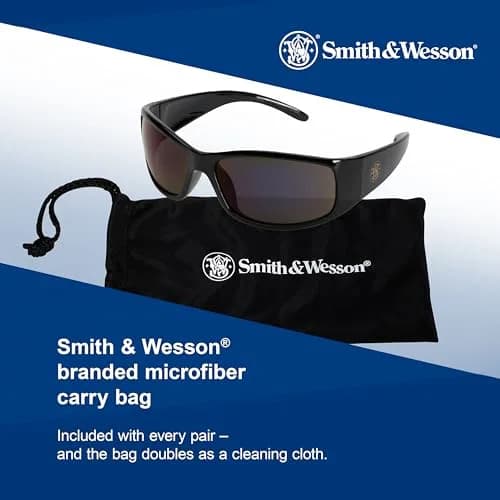 Smith & Wesson Elite Safety Glasses (21303) Smoke Lenses Black Frame | ANSI Z87.1+ Certified thumbnail 6