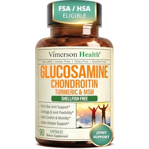 Vimerson Health Glucosamine Chondroitin MSM Joint Support Supplement | 1500 mg for Cartilage Health - main product image