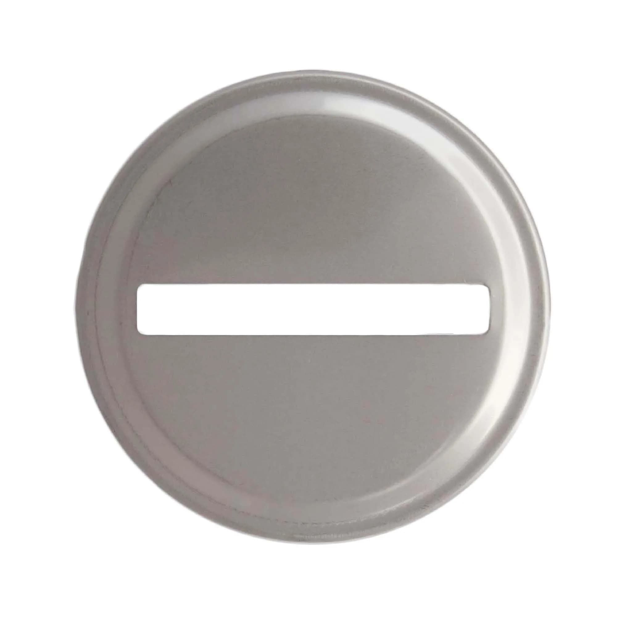 Mason Jar Lifestyle Stainless Steel Coin Slot Bank Lid Inserts Regular Mouth | Rustproof & Dishwasher Safe