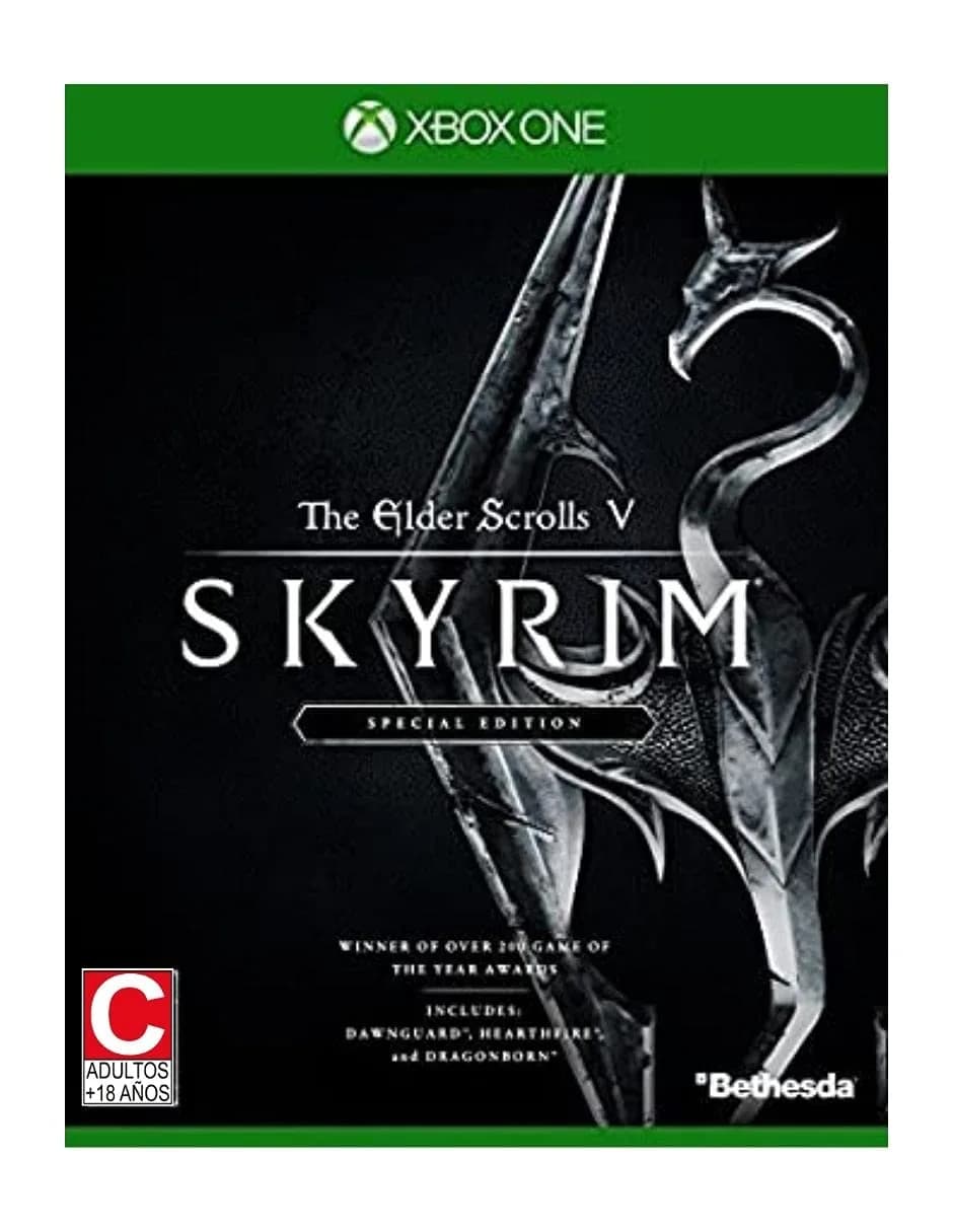 Bethesda The Elder Scrolls V Skyrim Special Edition Xbox One | Epic Fantasy, Remastered Graphics, Mods Support