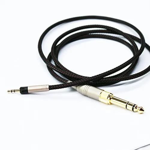 NEW NEOMUSICIA 1.2m 3.9ft Replacement Audio Cable for Sennheiser HD6 HD7 HD8 Headphones | High-Quality, Compatible, Durable thumbnail 2