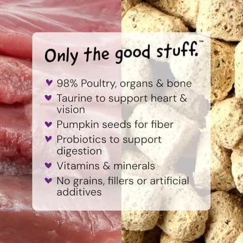 Stella & Chewy's Freeze-Dried Raw Duck & Goose Cat Food 227 g (8 oz) | Complete Nutrition for All Life Stages thumbnail 3